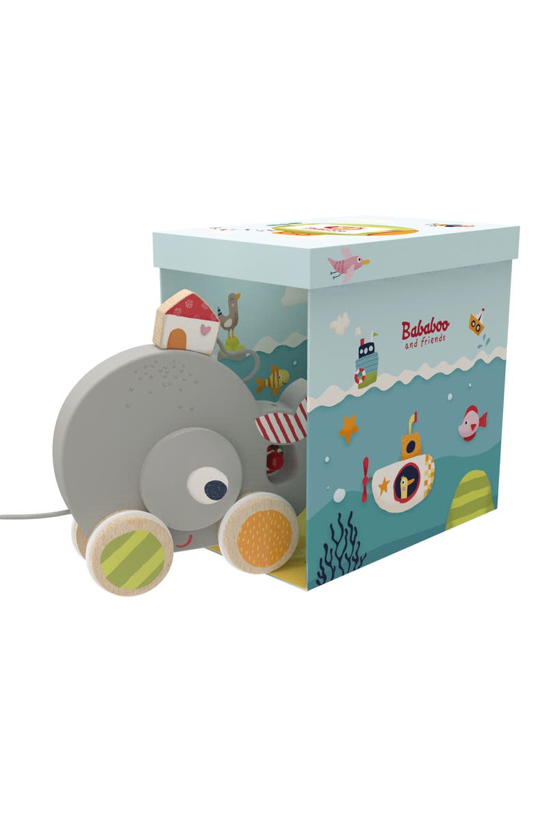 Bababoo and friends<sup>®</sup> Wilma Whale Pull Along, Alternate, color, Grey