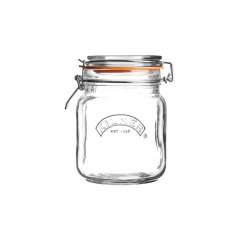 Square Clip Top Jar for Canning and Food Storage