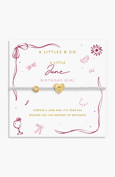 Birth Month A Little Bracelet