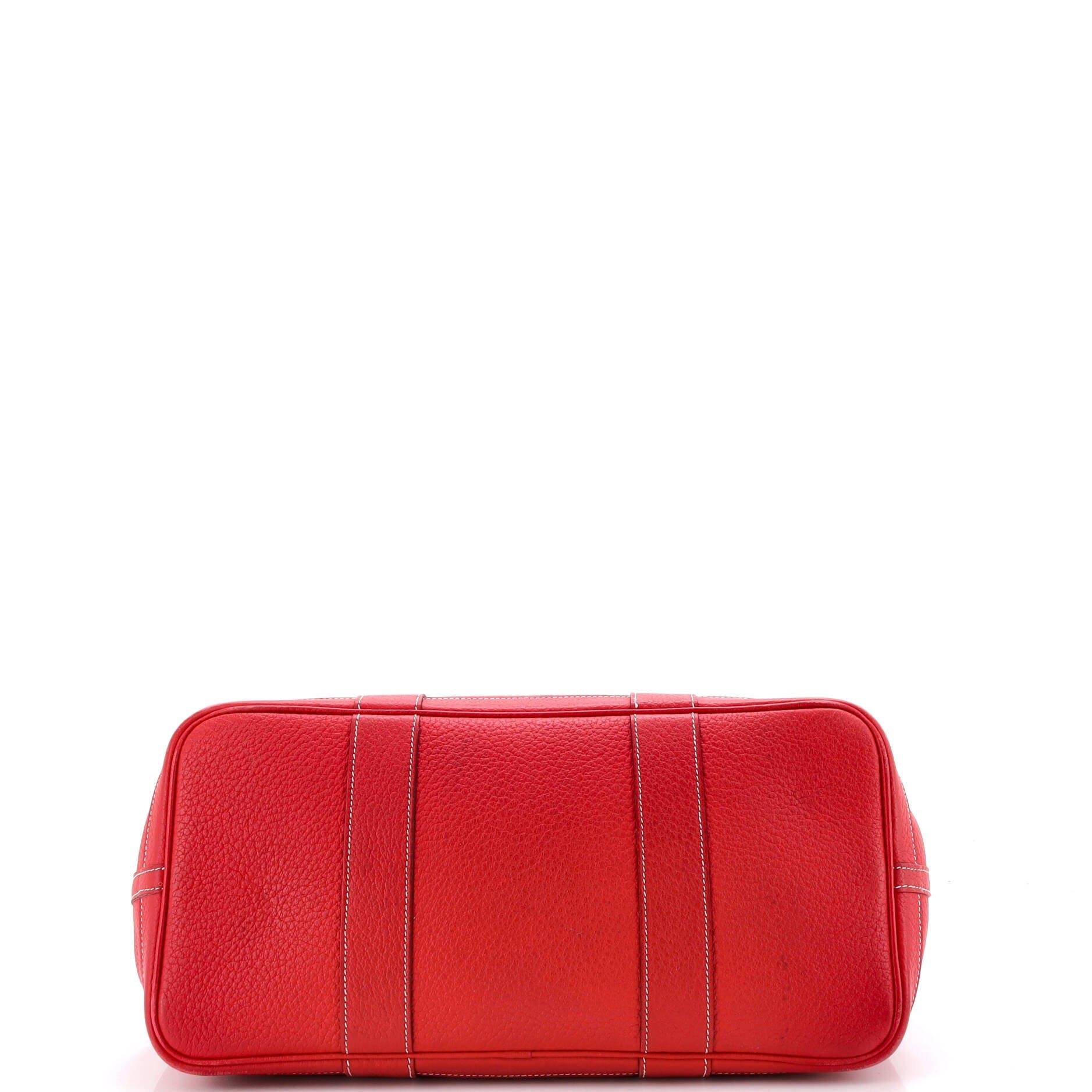 Pre-Owned Hermes Garden Party Tote Leather 36, Alternate, color, Rouge Casaque