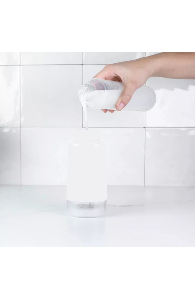 OU Durable Refillable Kitchen Bathroom Soap Dispenser Organizer with Pump, 17 oz, Alternate, color, 