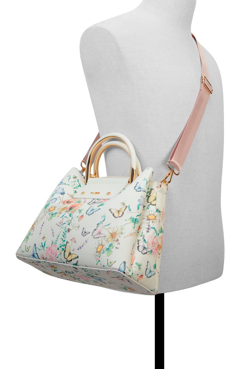 ALDO Sloana Faux Leather Satchel Bag, Alternate, color,