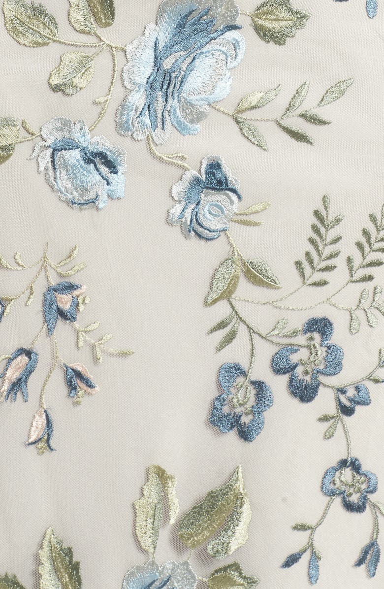 Jenny Yoo Julianna Embroidered Gown, Alternate, color, 