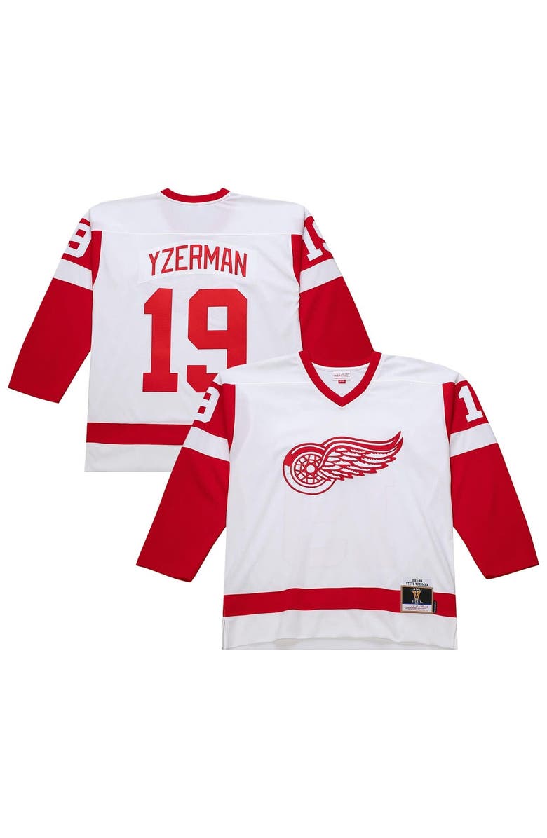 Mitchell & Ness Men's Mitchell & Ness Steve Yzerman White Detroit Red Wings Power Play Jersey, Alternate, color, White