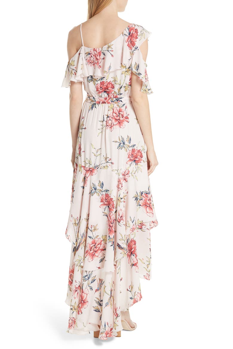 Cristeta Floral Silk Maxi Dress, Alternate, color, ROSEWATER
