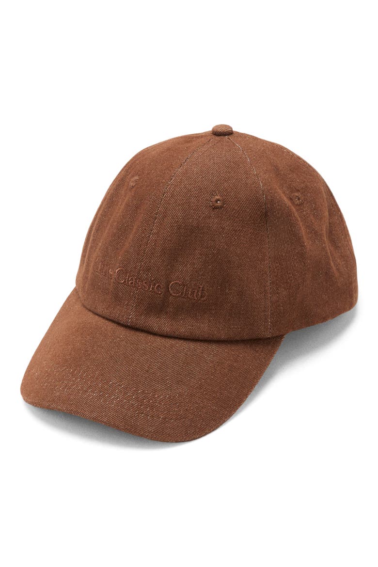 Classic Club Baseball Cap, Alternate, color, BROWN