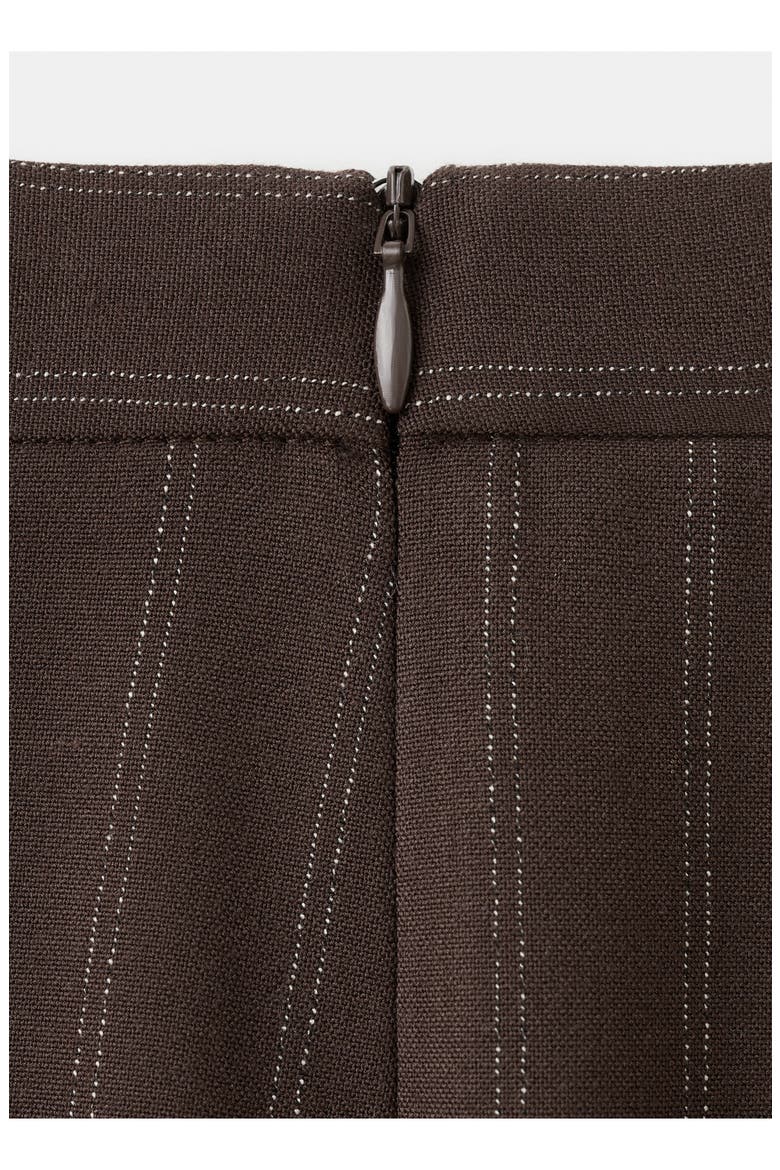 Pinstripe Pants, Alternate, color, BROWN