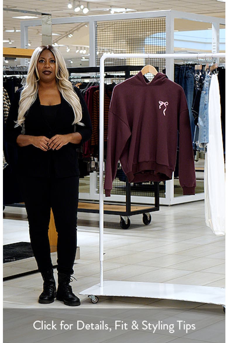 Sasha Bow Detail Hoodie video