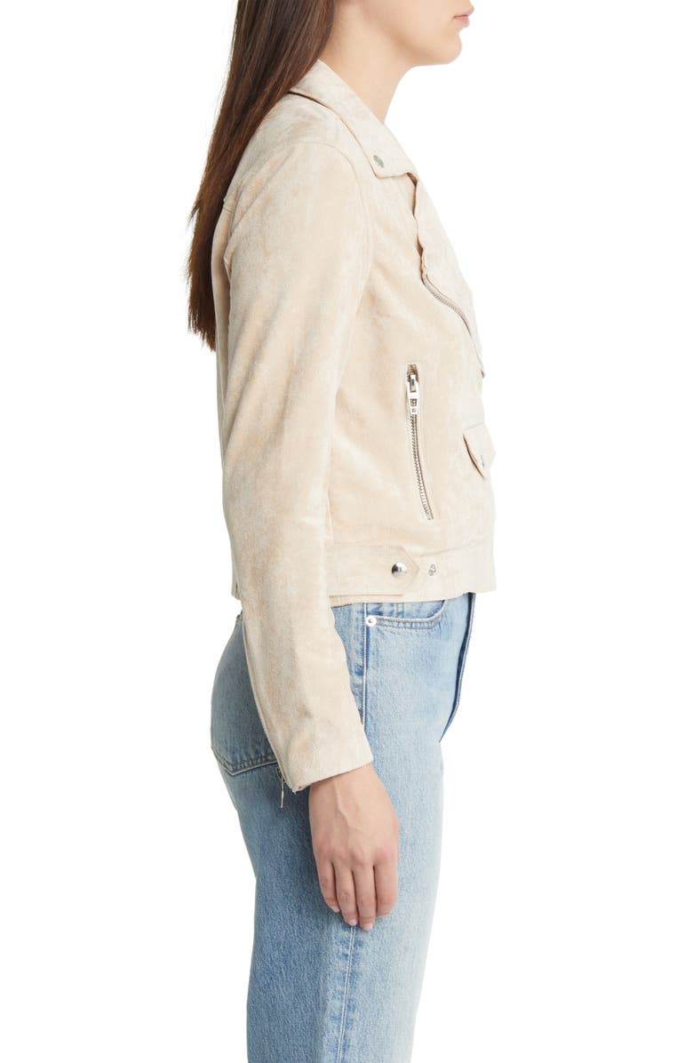 BLANKNYC Faux Suede Moto Jacket, Alternate, color,