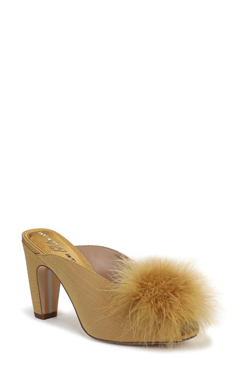 Sam Edelman Witney Feather Embellished Pump In Gold