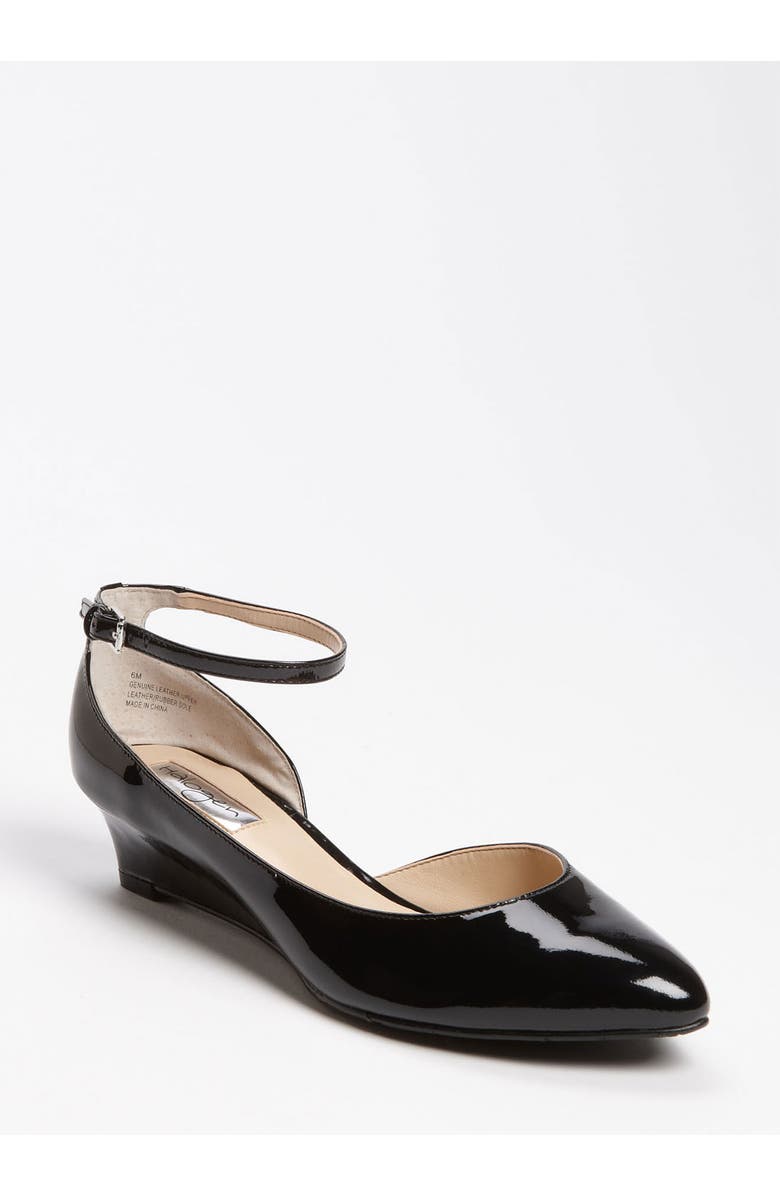 Halogen<sup>®</sup> HALOGEN BIANCA ANKLE STRAP LOW WEDGE, Main, color,