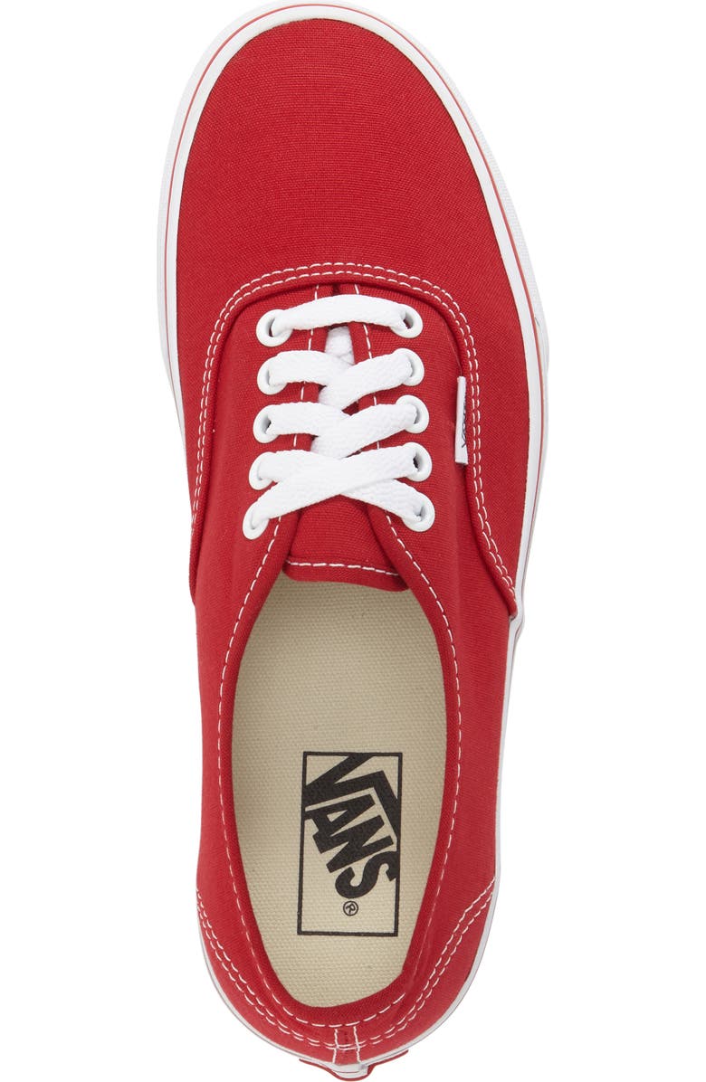 Vans Authentic Sneaker, Alternate, color, Red