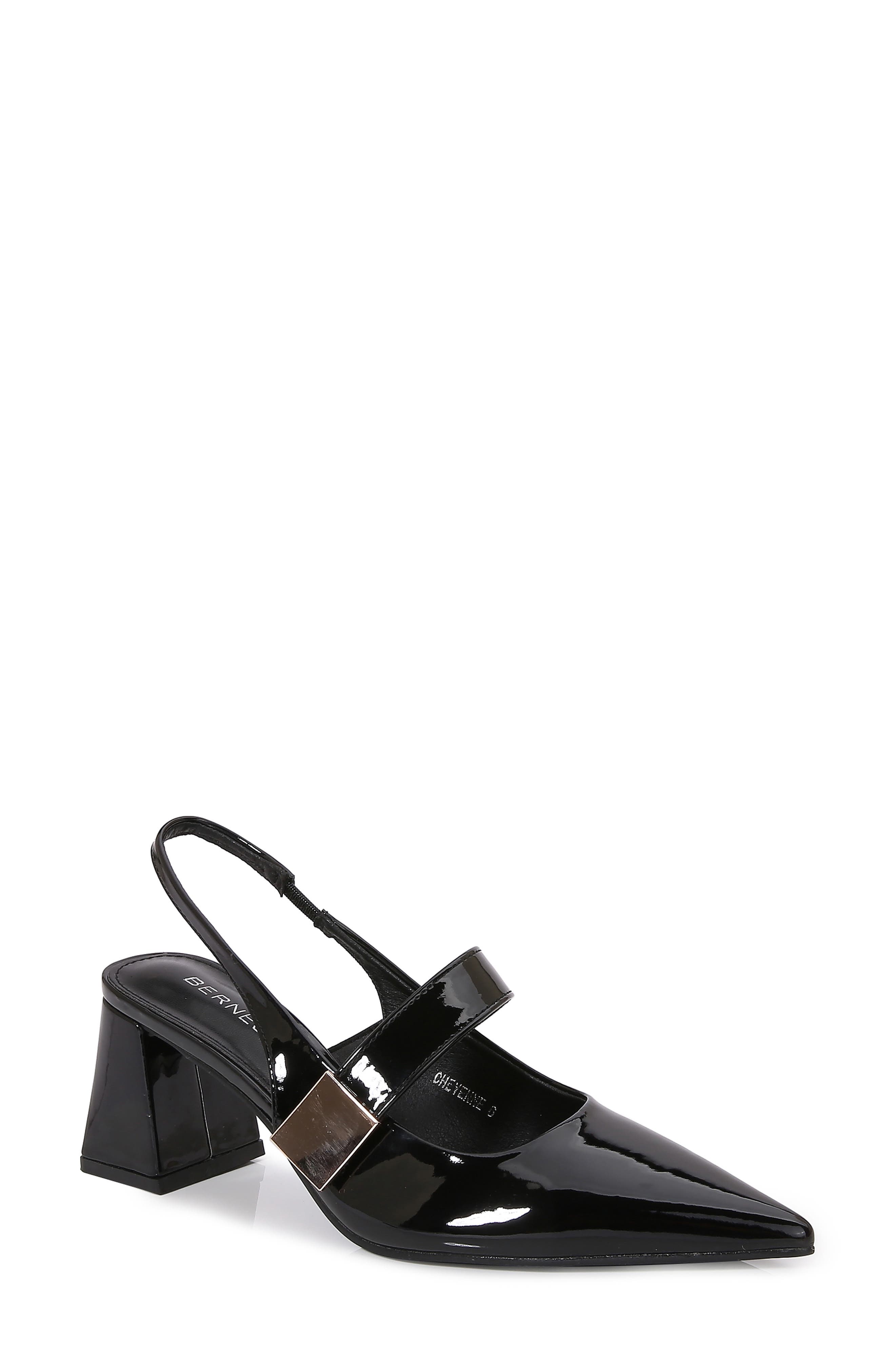 BERNESS Inset Strap Slingback Pump