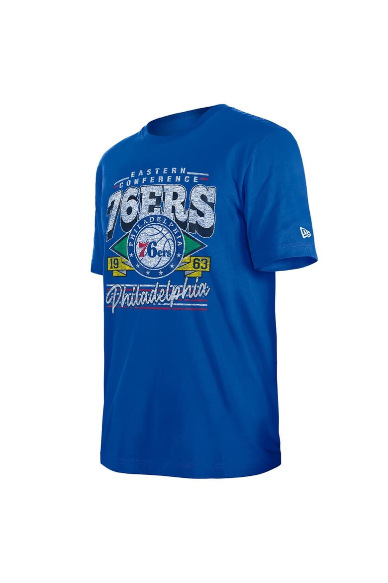 Men's New Era Royal Philadelphia 76ers Sport Classics T-Shirt, Alternate, color, Royal