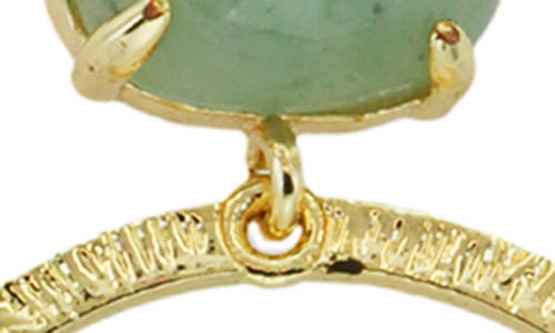 Panacea Amazonite Circle Drop Earrings