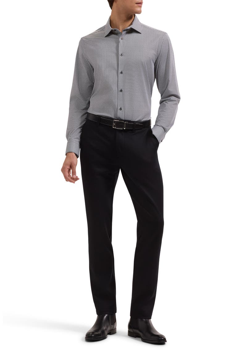 James OoohCotton® Performance Long Sleeve Button-Up Shirt, Alternate, color, WHITE
