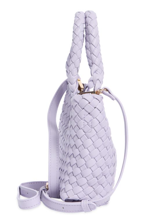 Urban Expressions Handbags Diamond Weave Satchel In Lilac