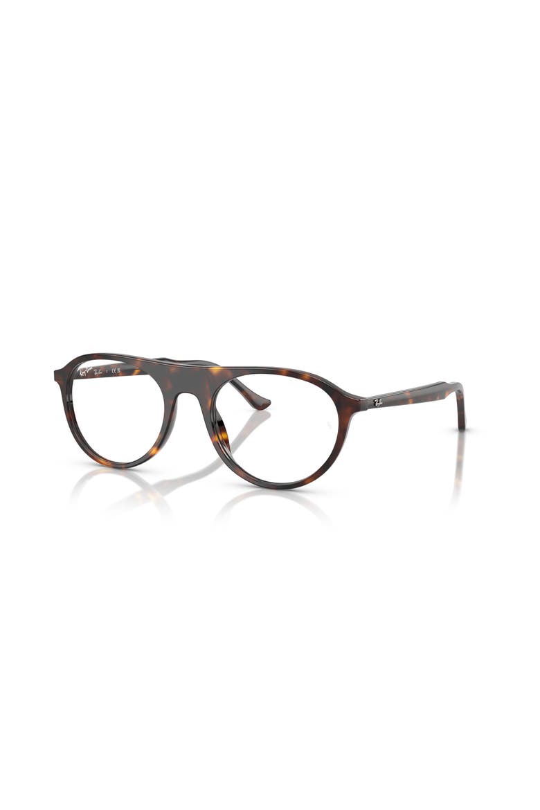 51mm Square optical glasses, Main, color, Tortoise