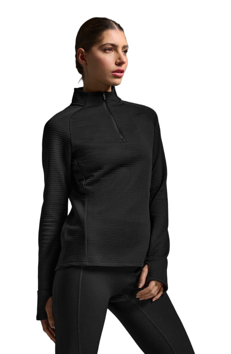 2XU Women's Ignition Haptic 1/4 Zip, Alternate, color, Black/Silver Reflective