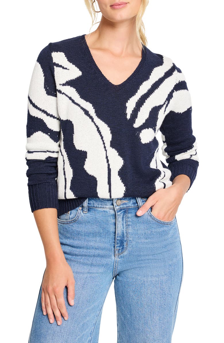 NIC+ZOE Shadow Reef Sweater, Main, color,