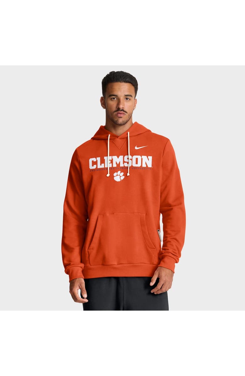 Nike Men's Nike Orange Clemson Tigers 2025 Sideline Standard Issue Dri-FIT Hoodie, Main, color, Orange