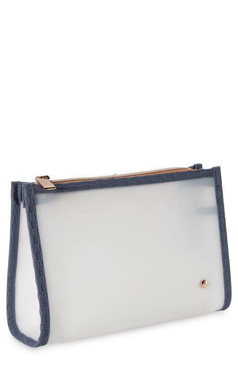 Medium Miami Ultramarine Zip Cosmetics Bag