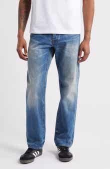 ICECREAM Strawberry Fit Distressed Jeans