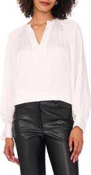 Vince Camuto Textured Satin Top