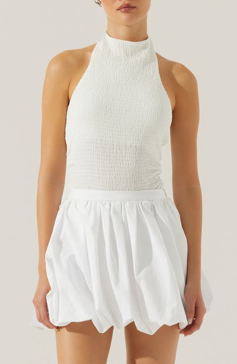 Gwyneth Smock Halter Top