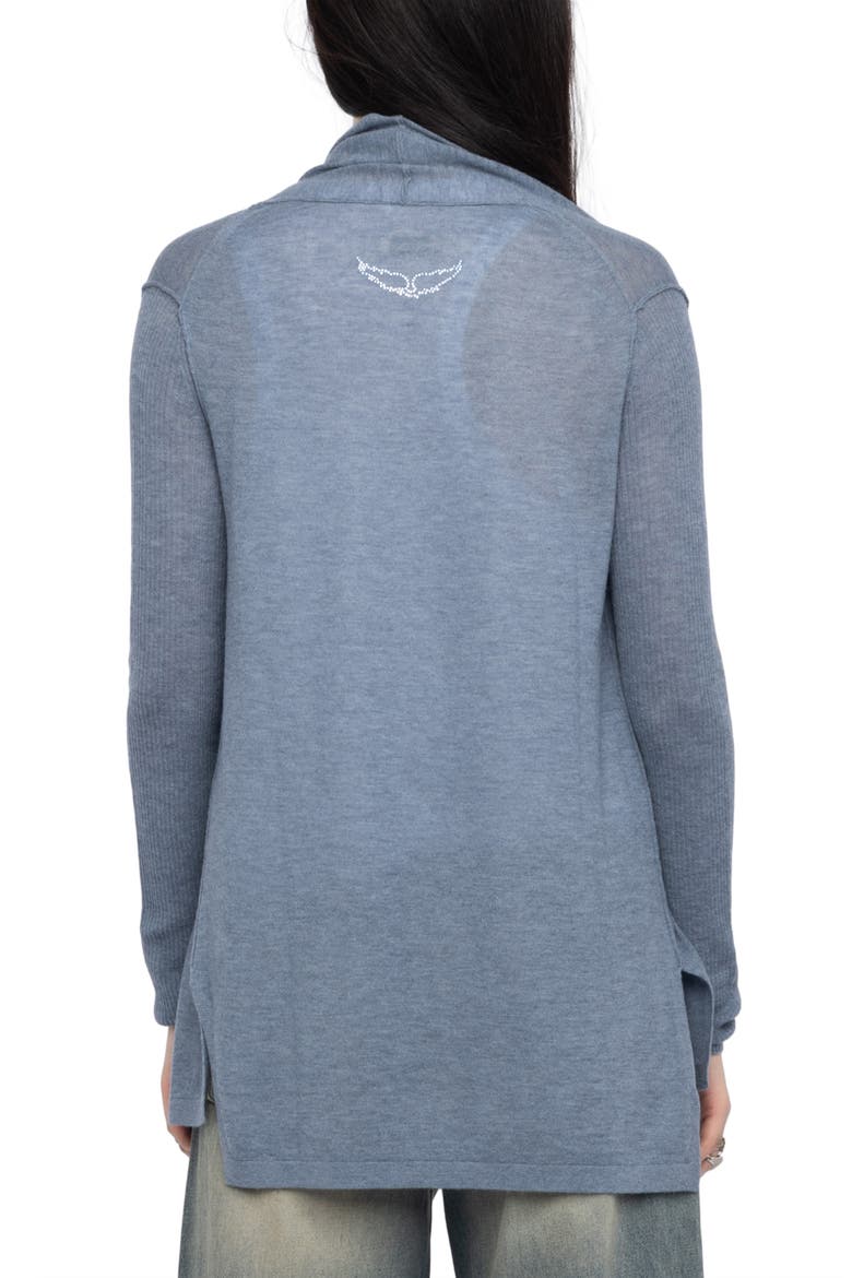 Robyn Open Front Cashmere Cardigan, Alternate, color, SIXTINE