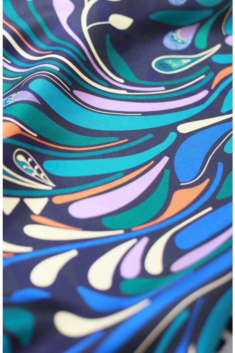 Silk Scarf of The Sprinkle Night, Alternate, color, Black