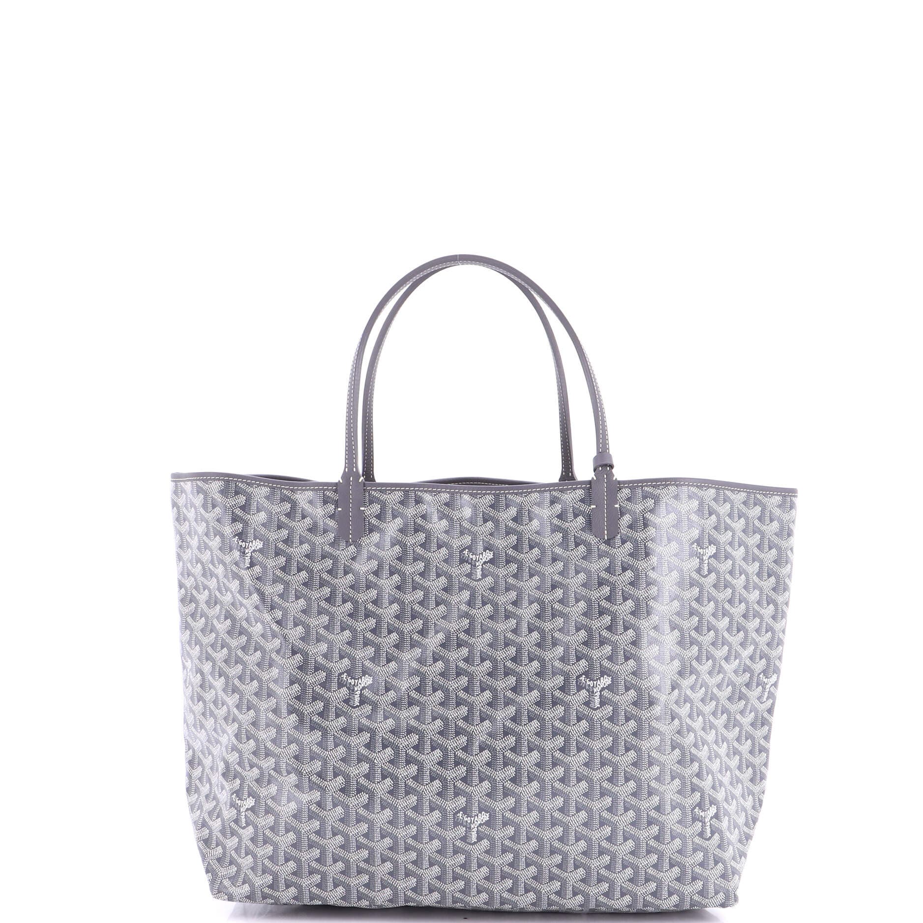 Pre-Owned Goyard Saint Louis Tote Coated Canvas GM, Alternate, color, Gray