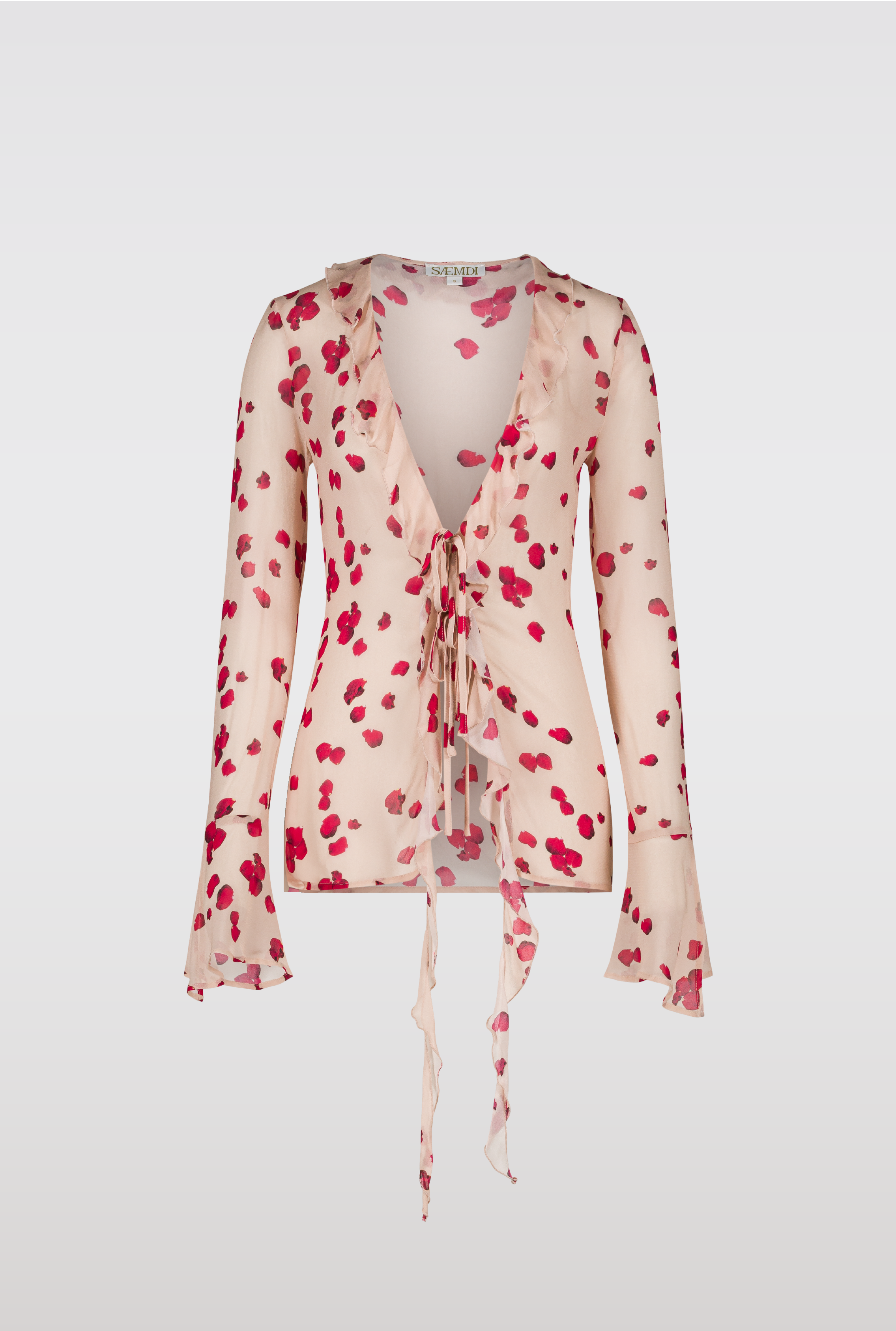 Rose Chiffon Top