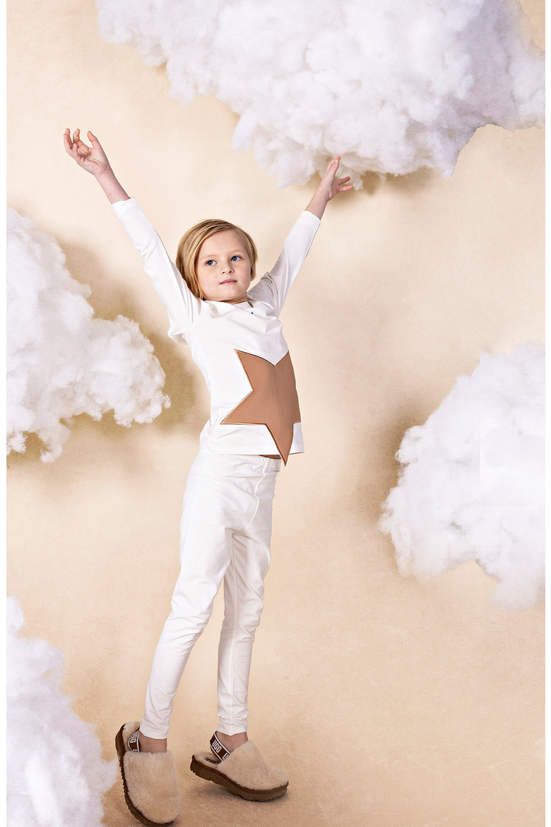 Puffy Star Loungewear, Alternate, color, Tan