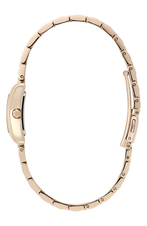 Olivia Burton Women's Mini Grove Rose Gold Tone Stainless Steel Bracelet Watch, 16mm In Gold