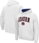 COLOSSEUM Men's Colosseum White Auburn Tigers Arch & Logo 3.0 Pullover Hoodie