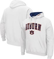 COLOSSEUM Men's Colosseum White Auburn Tigers Arch & Logo 3.0 Pullover Hoodie