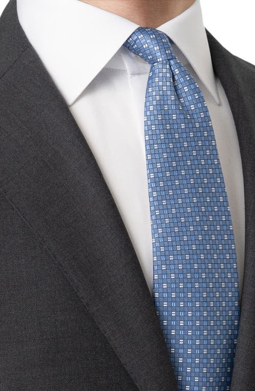 Eton Square Geometric Silk Tie