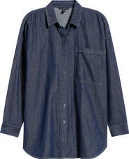 Eileen Fisher Collared Long Shirt
