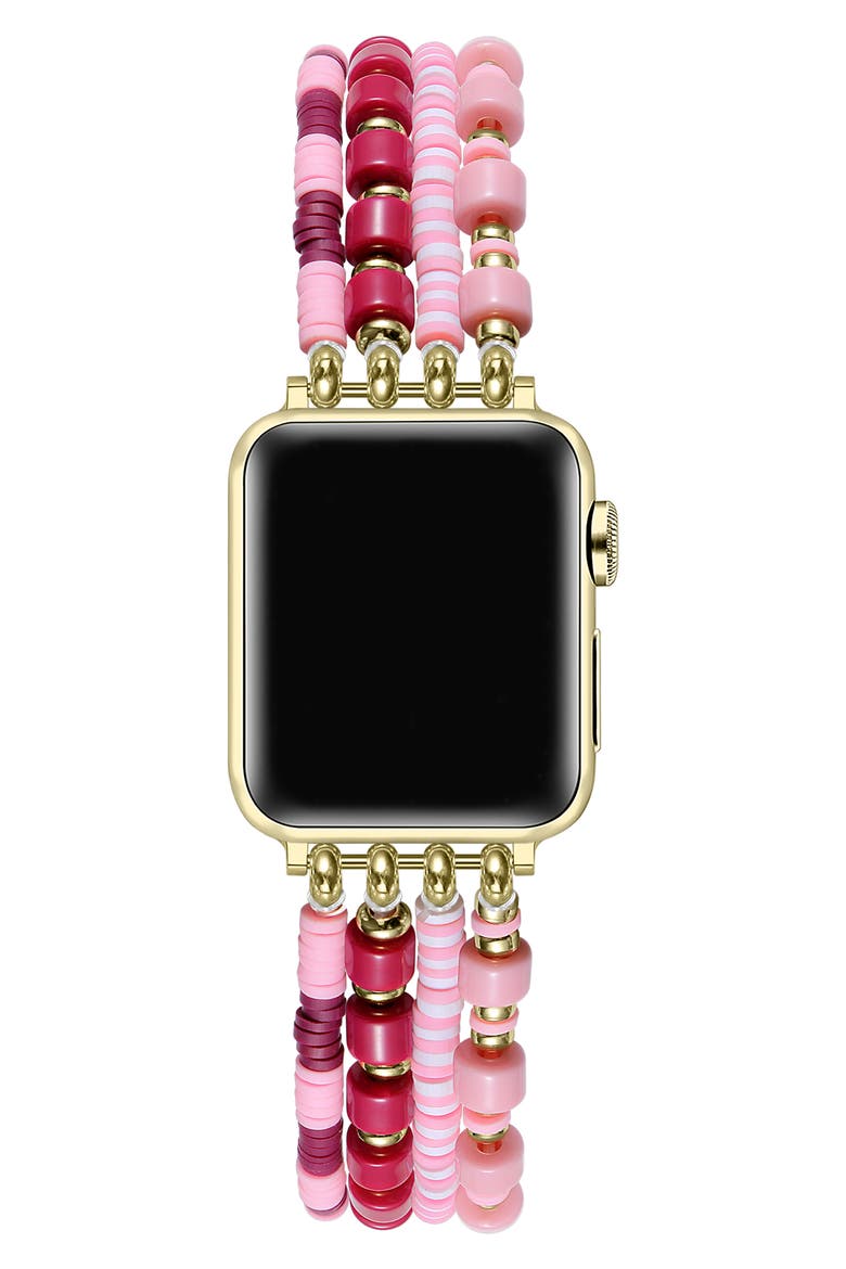 Fling Beaded Watch® Watchband, Alternate, color, PINK