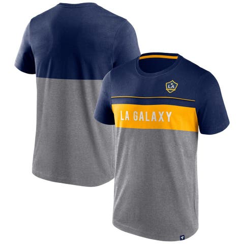 Men's Fanatics Branded Navy/Gray LA Galaxy Striking Distance T-Shirt