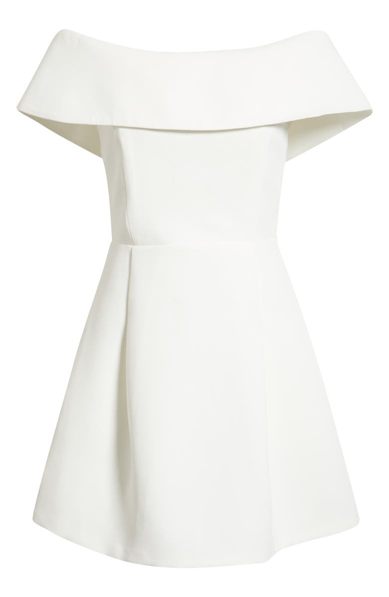Lucy Paris Erin Off the Shoulder Minidress, Alternate, color, White