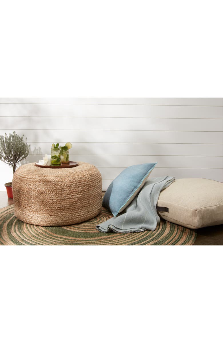 Treasure & Bond Round Jute Pouf, Alternate, color, 