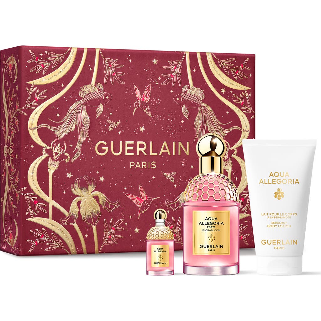Guerlain Aqua Allegoria Florabloom Forte Eau De Parfum Set $178 Value In Transparent