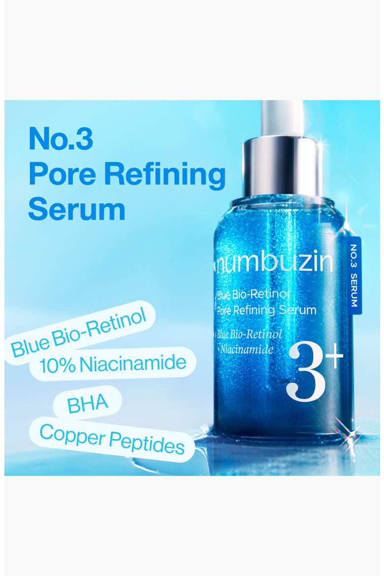 No.3 Blue Bio-Retinol Pore Refining Serum, Alternate, color, NO COLOR