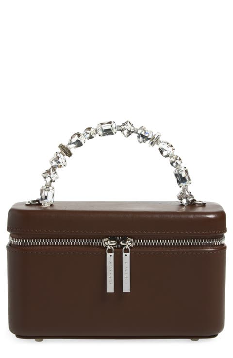 Taliya Leather Vanity Case Bag