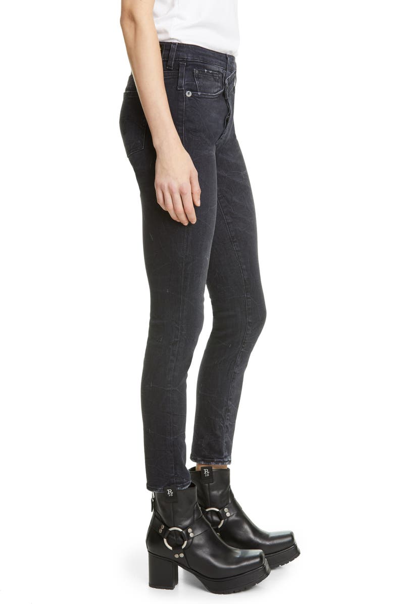 R13 Crossover Skinny Jeans, Alternate, color, 
