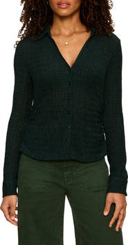 Sanctuary Juno Textured Button-Up Top