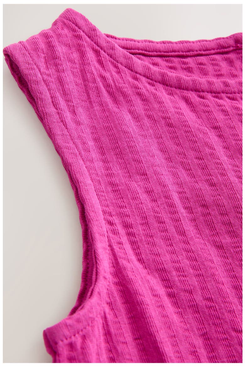 Kids' Drop Waist Cotton Seersucker Dress, Alternate, color, PURPLE