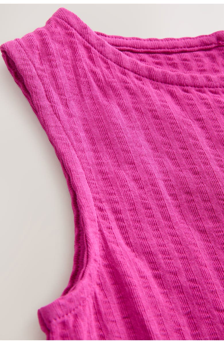 NEXT Kids' Drop Waist Cotton Seersucker Dress, Alternate, color, Purple